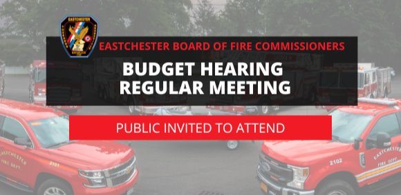 Display of fire trucks