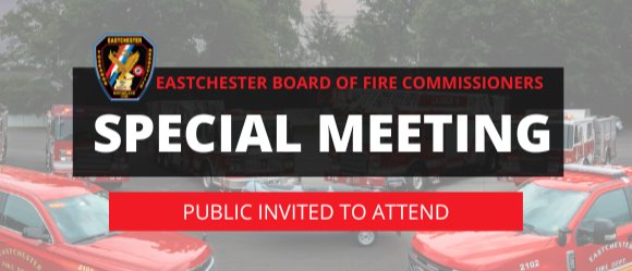 Display of fire trucks