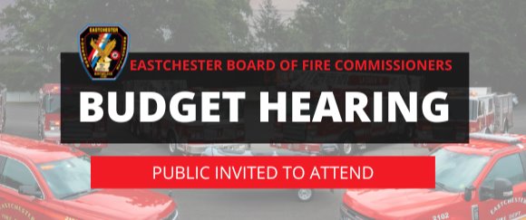 Display of fire trucks