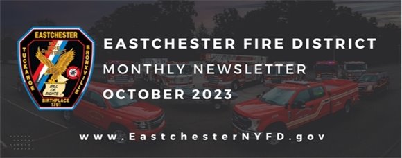 Display of fire trucks